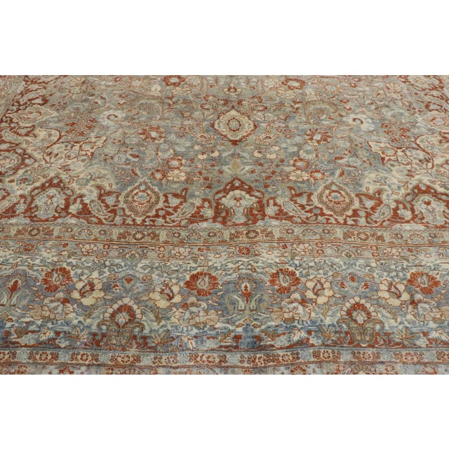 Antique Persian Mashhad Rug - 10'11 x 17'08 For Sale - Image 4 of 10