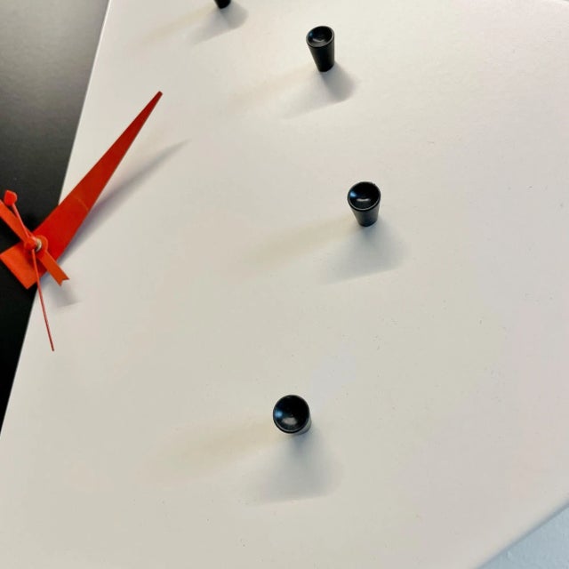 Mid-Century Modern Kite Wall Clock by George Nelson, Howard Miller, Vitra Label For Sale - Image 11 of 13