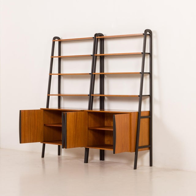 Mid-Century Modern Mid-Century Modern Free Standing Wall Unit by Brantorps, 1960s, Set of 2 For Sale - Image 3 of 17