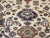 Vintage Persian Ardabil Rug, Hand-Knotted Wool, Geometric Pattern, Ivory & Brick, 8x11 For Sale - Image 13 of 16