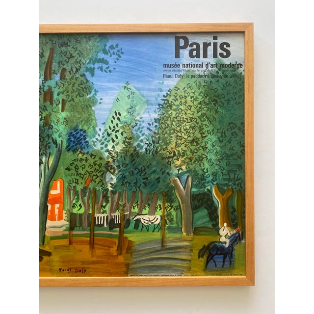 Raoul Dufy Vintage 1964 Mourlot Fine Art Lithograph Print Framed