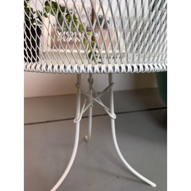 Vintage White Metal and Brass Planter, France, 1960s For Sale - Image 13 of 16