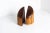 Don Shoemaker Hand-Carved Cocobolo Wood Bookends Made in , Mexico. Include original labels underside from his workshop in...