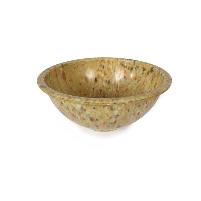 Melamine confetti mixing bowl in a fabulous yellow color by Texas Ware. Model #118 Marked Texas Ware on the bottom...