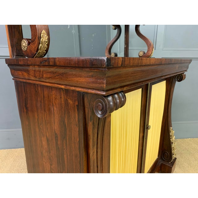 Antique Regency Rosewood Chiffonier, 1820 For Sale - Image 13 of 18