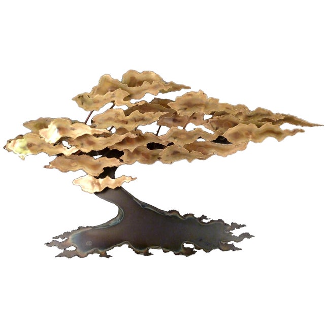 Signed Ross Metal Wall Tree Sculpture Chairish