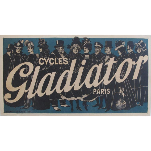 I love typography and posters that put typography front and centre - like this very early French poster for a bicycle...