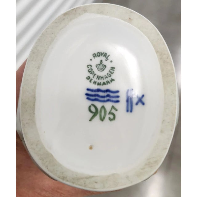 Royal Copenhagen Danish Hand-Painted Fine Porcelain Figurine For Sale - Image 12 of 13