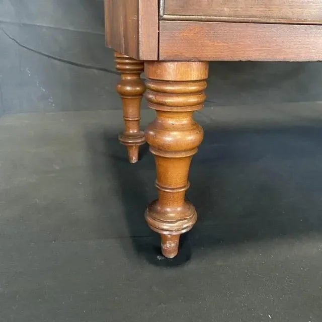 19th Century American Sheraton Mahogany Chest of Drawers For Sale In Portland, ME - Image 6 of 13