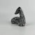 1960s Mid Century Modern Small Ceramic Sitting Zebra Sculpture For Sale - Image 5 of 8