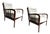Mid-Century Armchairs in the style of Paolo Buffa, Italy, 1950s, Set of 2 For Sale