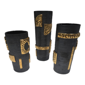 1980s Johnathan Adler Vases- Set of 3