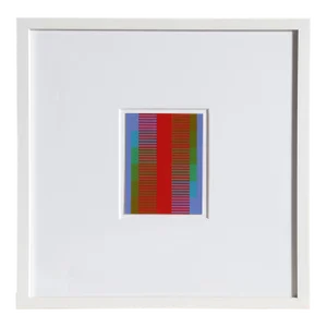 Annual Edition, Richard Anuszkiewicz Silkscreen on Rag Board, Signed and Dated in Pencil Verso