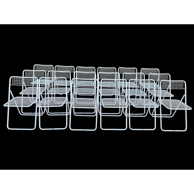 White Chairs by Niels Gammelgaard for Ikea, 1970s, Set of 18 For Sale - Image 8 of 15