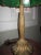 Green Early 1900s Antique Art Nouveau Green Stain Glass Ornate Metal Table Lamp For Sale - Image 8 of 12