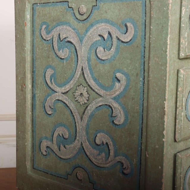 Italian Painted Commode, 19th Century For Sale - Image 3 of 13