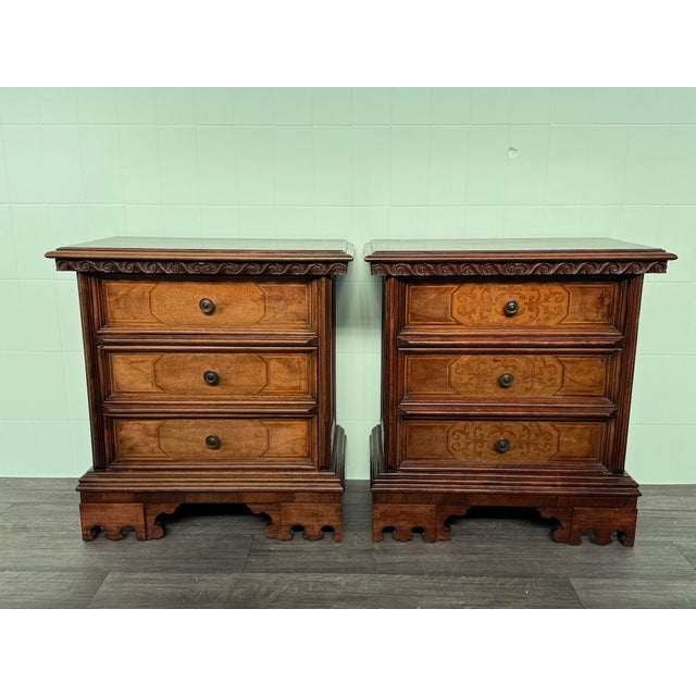 Vintage Italian Nightstands, 1940s, Set of 2 For Sale - Image 16 of 16