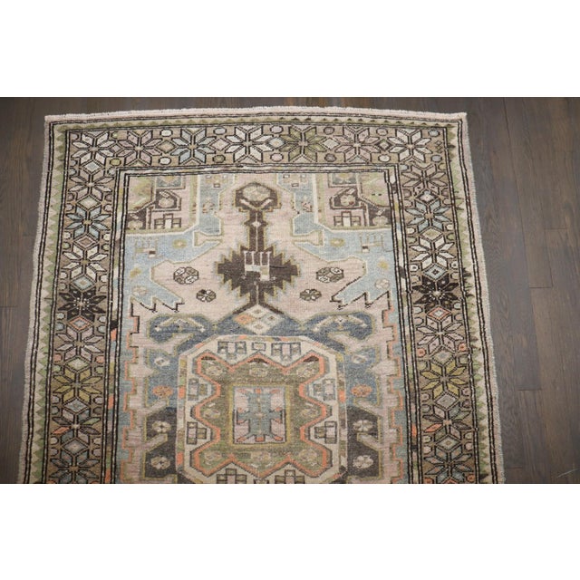 Textile Malayer Square Scatter Size Rug rug no.j5083 For Sale - Image 7 of 7