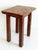 Spanish Colonial Rustic Oak Stool For Sale - Image 4 of 18