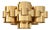 Brass Cloud Chandelier by Curtis Jere for Artisan House, C. 1975 For Sale