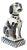 Delft Figure of a Seated Dog For Sale