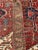 Red Antique Red & Blue Heriz Rug Rare Square Size For Sale - Image 8 of 8