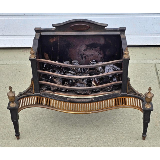 Traditional 1900s Humphrey Radiantfire Federal Style Fireplace Insert For Sale - Image 3 of 9
