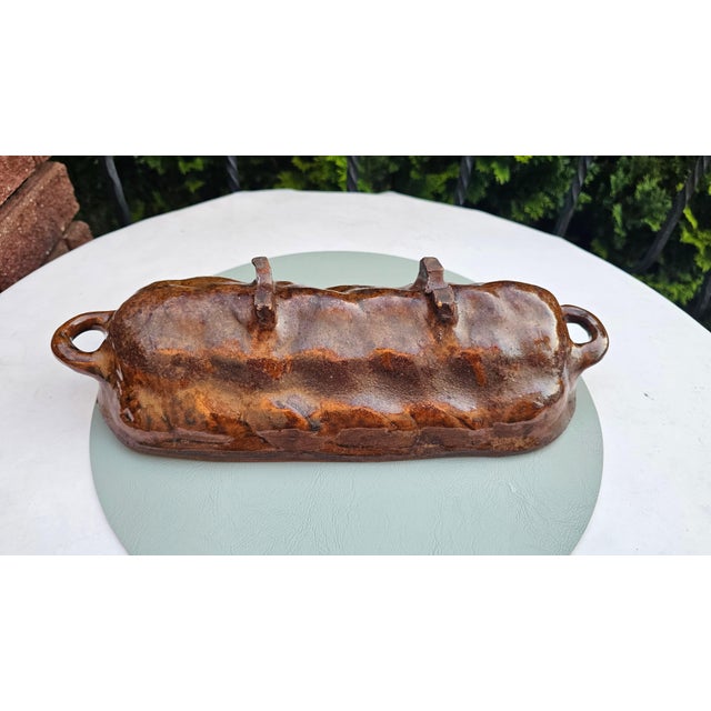 Antique Ceramic Mold for Bread, 1890s For Sale - Image 6 of 7