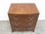 Small scale English mahogany bow front chest of drawers, c.1920’s A handsome dresser in flame mahogany showing a flowing...