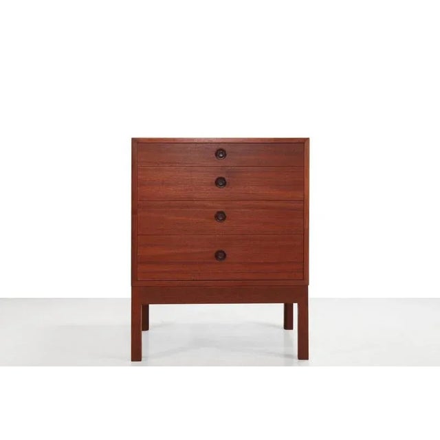 Teak Chest of Drawers by Borge Mogensen for Karl Andersson and Son, 1950s For Sale - Image 6 of 6