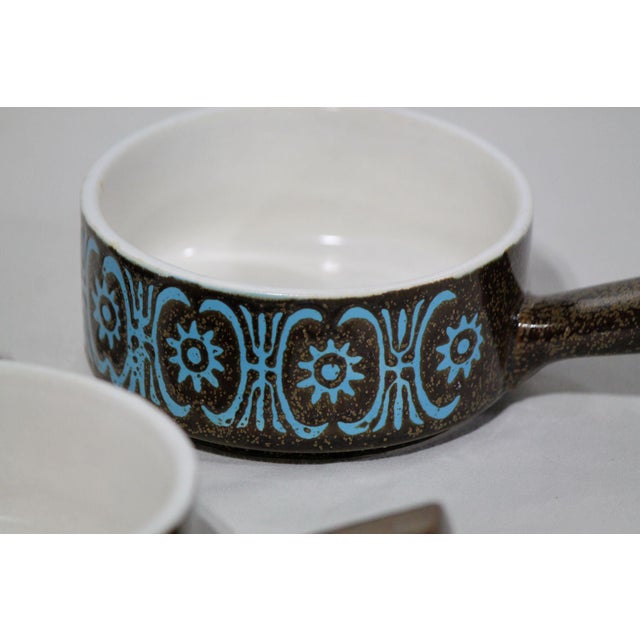 Otagiri Company Vintage Japanese Otagiri Ceramic, Handled Soup Bowls - Set of 3 For Sale - Image 4 of 8