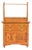 Antique Victorian Carved Oak Washstand or Commode, Circa 1890s For Sale