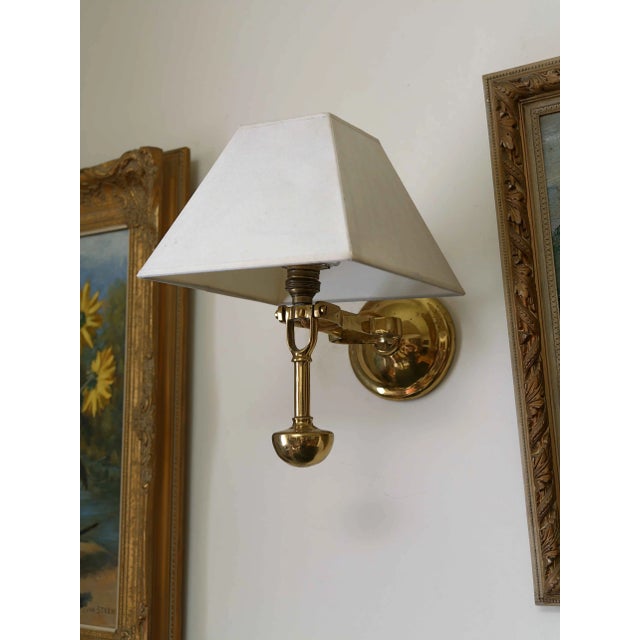 Brass Boat Wall Lamps, Set of 2 For Sale - Image 12 of 13