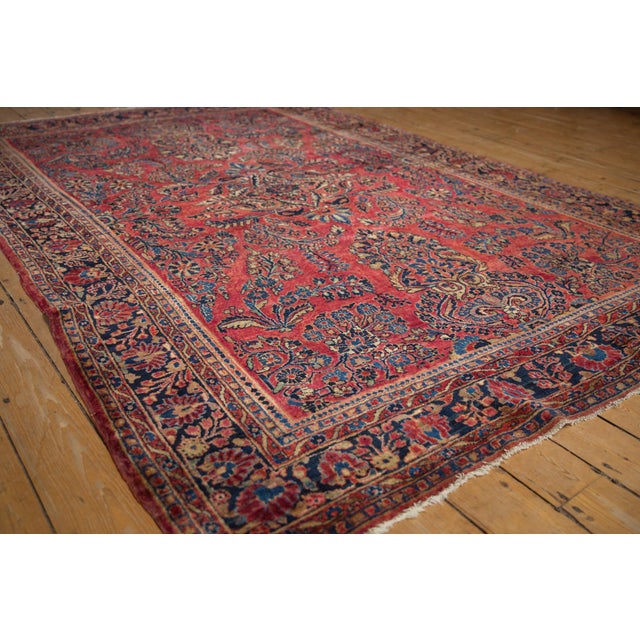 1920s Antique American Sarouk Carpet - 6'10" x 10' For Sale - Image 5 of 11