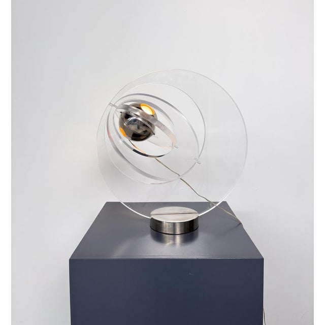 Satellite Table Lamp by Yonel Lebovici, 1969 For Sale - Image 3 of 7