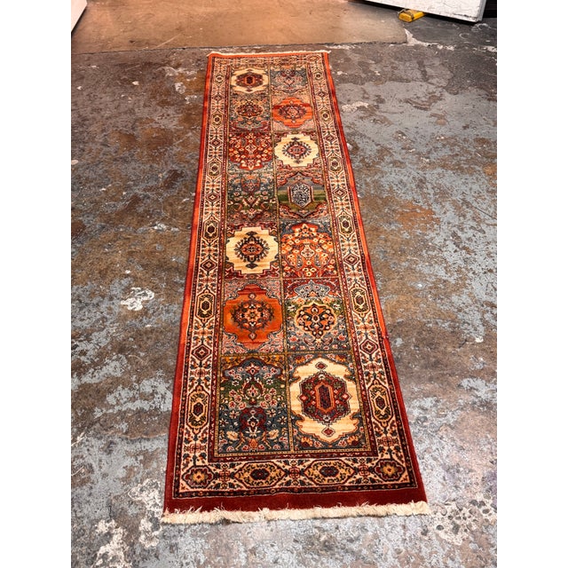 2ft 4 in × 8ft 11 in Momeni Zida Bakhtiari Garden Runner Rug For Sale - Image 12 of 12