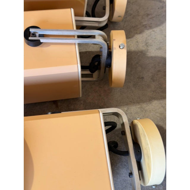 1970s Style After Louis Poulsen Danish Modern Beige Metal Spotlights - Set of 3 For Sale - Image 10 of 12