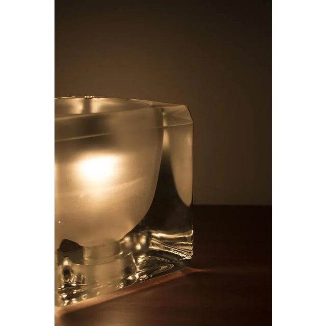 Glass Table Lamp from Putzler For Sale - Image 8 of 10