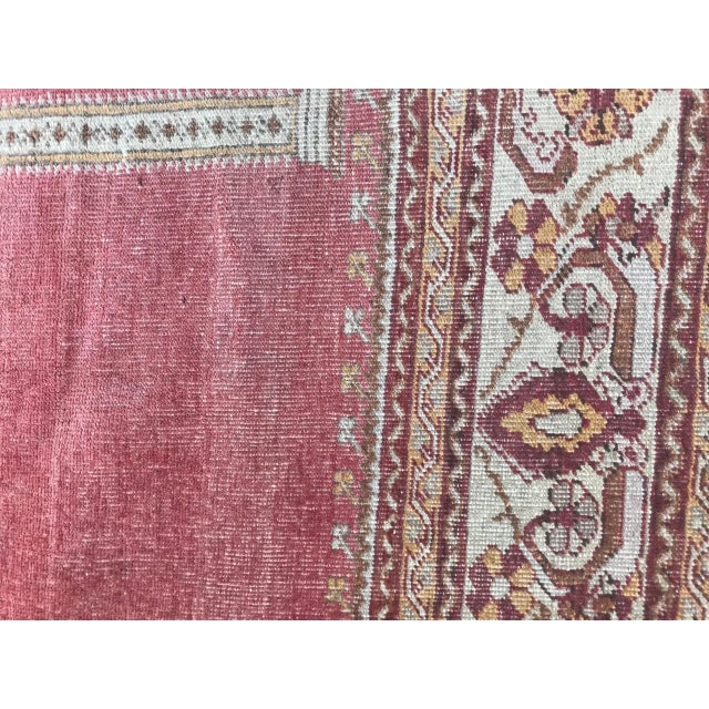 Vintage Turkish Ghyordes Prayer Rug For Sale - Image 9 of 13