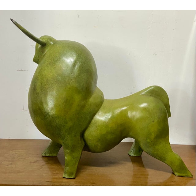 After Fernando Botero, Monumental Abstract Bull Sculpture, 1990s, Bronze For Sale - Image 4 of 9