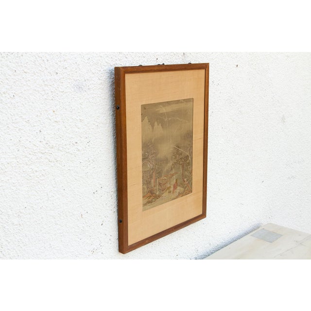 Antique Chinese Late Qing Landscape Painting For Sale - Image 4 of 12