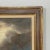 Textile 19th Century Framed Oil Painting on Canvas For Sale - Image 7 of 12