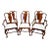 Mid Century Solid Cherry Queen Anne Dining Chairs - Set of 6 For Sale
