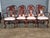 Kindel Furniture Set of 8 Kindel Winterthur Collection Mahogany Clawfoot Dinning Arm Chairs Silk For Sale - Image 4 of 14