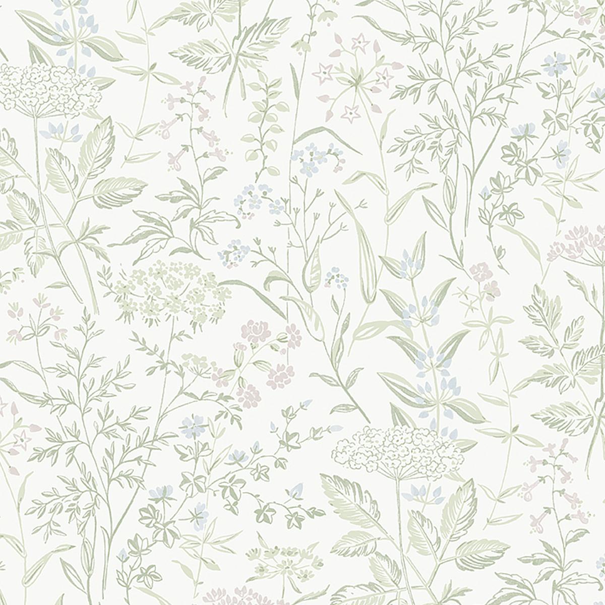 Borastapeter Delicate Dance Wallpaper in Leaf | Chairish