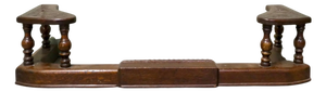 Vintage Arts and Crafts Carved Club Fender, 1930