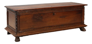 18th Century Walnut Chest with Moldings