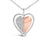Discover the quintessence of affection and elegance with this exquisite heart pendant necklace, meticulously crafted from...