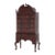 Antique Queen Anne Style Carved Mahogany Bonnet Top High Boy C1900 For Sale