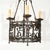 Early 20th Century Iron French Chandelier For Sale - Image 4 of 10